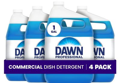 Image: Dawn Professional Original Scent Manual Pot & Pan Everyday Commercial Dish Detergent (1 Gal x 4 Pack)