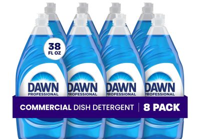 Image: Dawn Professional Scent Free Manual Pot & Pan Everyday Commercial Dish Detergent (1.12L x 8 Pack)