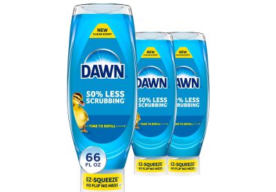 Image: Dawn Ultra EZ-Squeeze Original Scent Dishwashing Liquid (650mL x 3 Pack)