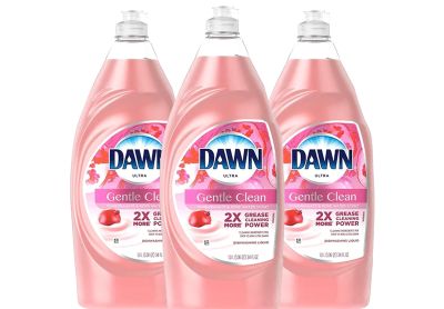 Image: Dawn Ultra Gentle Clean Pomegranate & Rose Water Scent Dishwashing Liquid (1.01L x 3 Pack)
