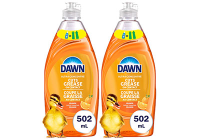 Image: Dawn Ultra Orange Scent Dishwashing Liquid (502mL x 2 Pack)