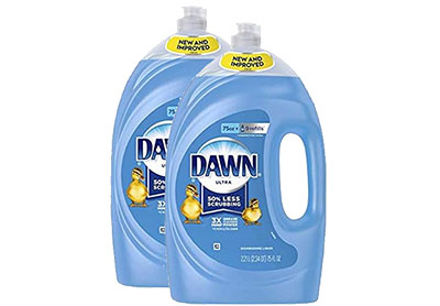 Image: Dawn Ultra Original Scent Dishwashing Liquid (2.21L x 2 Pack)