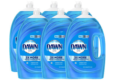 Image: Dawn Ultra Original Scent Dishwashing Liquid (2.21L x 6 Pack)