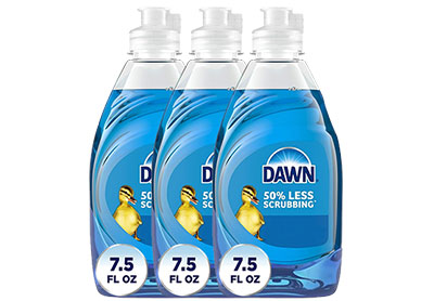 Image: Dawn Ultra Original Scent Dishwashing Liquid (221mL x 3 Pack)