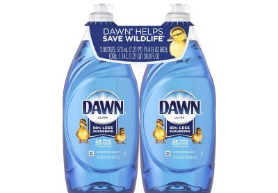 Image: Dawn Ultra Original Scent Dishwashing Liquid (573mL x 2 Pack)