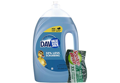 Image: Dawn Ultra Original Scent Dishwashing Liquid + Sponge Kit (2.07L + 1 Count)