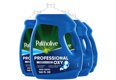 Image: Palmolive Professional Ultra Oxy Power Degreaser Oxy Clean Scent Dish Liquid (4.27L x 4 Pack)