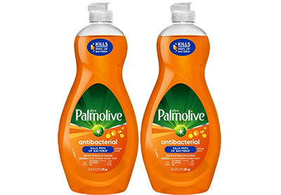 Image: Palmolive Ultra Antibacterial Orange Scent Dish Liquid (591mL x 2 Pack)