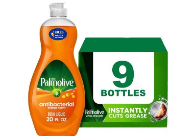 Image: Palmolive Ultra Antibacterial Orange Scent Dish Liquid (591mL x 9 Pack)