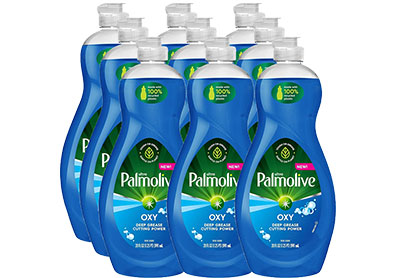 Image: Palmolive Ultra Oxy Deep Grease Cutting Power Scent Free Dish Liquid (591mL x 9 Pack)