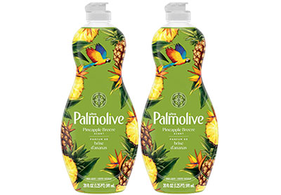 Image: Palmolive Ultra Pineapple Breeze Scent Dish Liquid (591mL x 2 Pack)