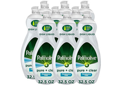 Image: Palmolive Ultra Pure + Clear Scent Free Dish Liquid (961mL x 9 Pack)
