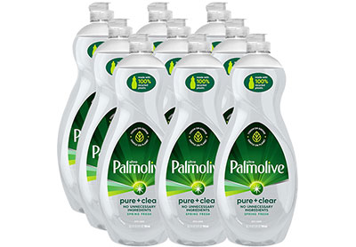 Image: Palmolive Ultra Pure + Clear Spring Fresh Scent Dish Liquid (961mL x 9 Pack)
