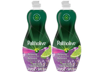 Image: Palmolive Ultra Relaxing Lavender & Lime Scent Dish Liquid (591mL x 2 Pack)