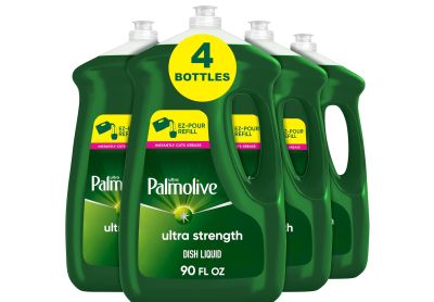 Image: Palmolive Ultra Strength Original Scent Dish Liquid (2.66L x 4 Pack)
