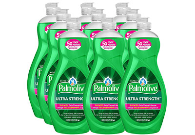 Image: Palmolive Ultra Strength Original Scent Dish Liquid (591mL x 9 Pack)