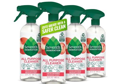 Image: Seventh Generation All Purpose Cleaner Fresh Morning Meadow Scent Dish Spray (680mL x 4 Pack)