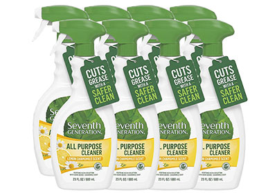 Image: Seventh Generation All Purpose Cleaner Lemon Chamomile Scent Dish Spray (680mL x 8 Pack)