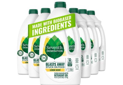 Image: Seventh Generation Lemon Scent Dishwasher Detergent Gel (1.19kg x 6 Pack)