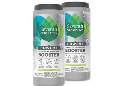 Image: Seventh Generation Power + Fresh Citrus Scent Dishwasher Detergent Booster Powder (765g x 2 Pack)