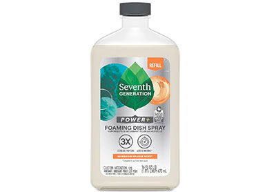 Image: Seventh Generation Power + Mandarin Orange Scent Foaming Dish Spray Refill (473mL)