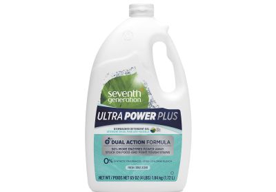 Image: Seventh Generation Ultra Power Plus Fresh Citrus Scent Dishwasher Detergent Gel (1.84kg)