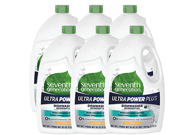 Image: Seventh Generation Ultra Power Plus Fresh Citrus Scent Dishwasher Detergent Gel (1.84kg x 6 Pack)