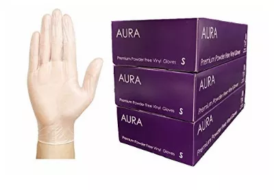 Image: Aura Premium Disposable Vinyl Gloves (by Jacomo)