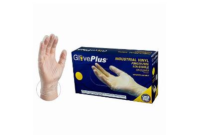 Image: Gloveplus Industrial Clear Vinyl Gloves (by Gloveplus)
