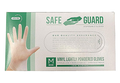 Image: Safeguard Latex Lightly Powdered Gloves (by Safeguard)