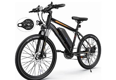 Image: TotGuard 26-Inch Electric Bike For Adults 350W