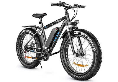 Image: Vivi 26-inch Fat Tire Electric Bike For Adults 500W