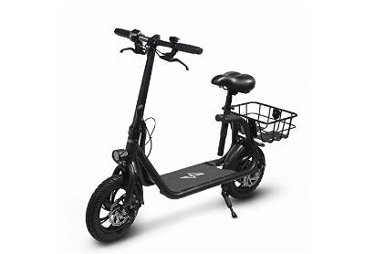 Image: Phantomgogo Commuter-R1 450W Foldable Electric Scooter with Seat For Adults