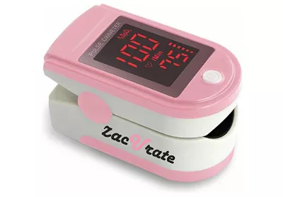 Image: Zacurate Pro Series 500DL Fingertip Pulse Oximeter (Blushing Pink) (by Zacurate)