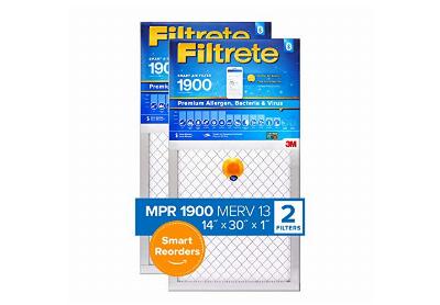 Image: Filtrete 14x30x1 MPR-1900 Smart Replenishable AC Furnace Air Filter 2-pack