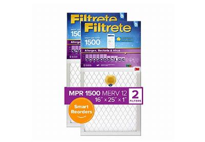 Image: Filtrete 16x25x1 MPR-1500 Smart Replenishable AC Furnace Air Filter 2-pack (by 3M)
