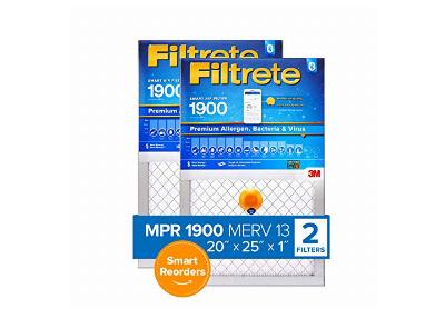 Image: Filtrete 20x25x1 MPR-1900 Smart Replenishable AC Furnace Air Filter 2-pack
