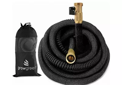 Image: Growgreen Heavy Duty Expandable Garden Hose with Solid Brass Connector (by Growgreen)