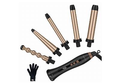 Image: Prizm 5-in-1 Wave Curling Iron & Wand Set (by Prizm)