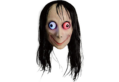 Image: Molezu Horror Devil Mask with Long Hair