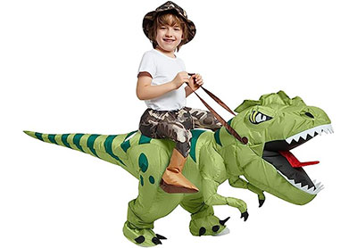 Image: One Casa Inflatable Dinosaur Costume for Kids
