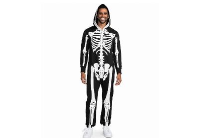 Image: Tipsy Elves Halloween Skeleton Costume for Men