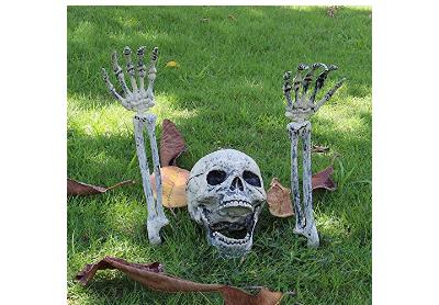 Image: Aiseno Halloween Realistic Skeleton Stakes for Lawn Decoration