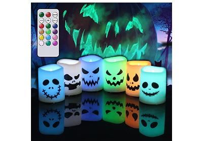 Image: GenSwin Halloween Color Changing Flameless Candles 6-count
