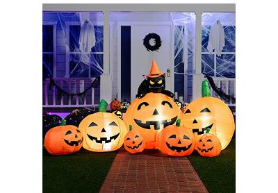 Image: Joiedomi 7-FT Halloween LED Inflatable Pumpkins 7-pack