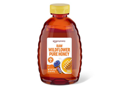 Image: Amazon Grocery Raw Wildflower Pure Honey (2Lb)