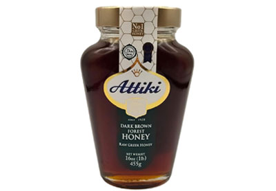 Image: Attiki Dark Brown Forest Honey with Wild Flora and Thyme (455g)