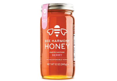 Image: Bee Harmony American Raw Berry Honey (340g)