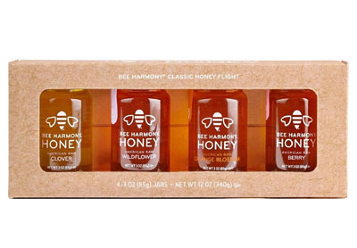 Image: Bee Harmony Classic Honey Flight Gift Set (85g x 4 Pack)