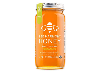 Image: Bee Harmony Eucalyptus Raw Organic Honey (340g)